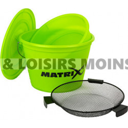 Set Seau + Bassine + Couvercle + Tamis Matrix