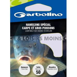 Hameçons Montés Spécial Carpes et Gros Poissons Garbolino